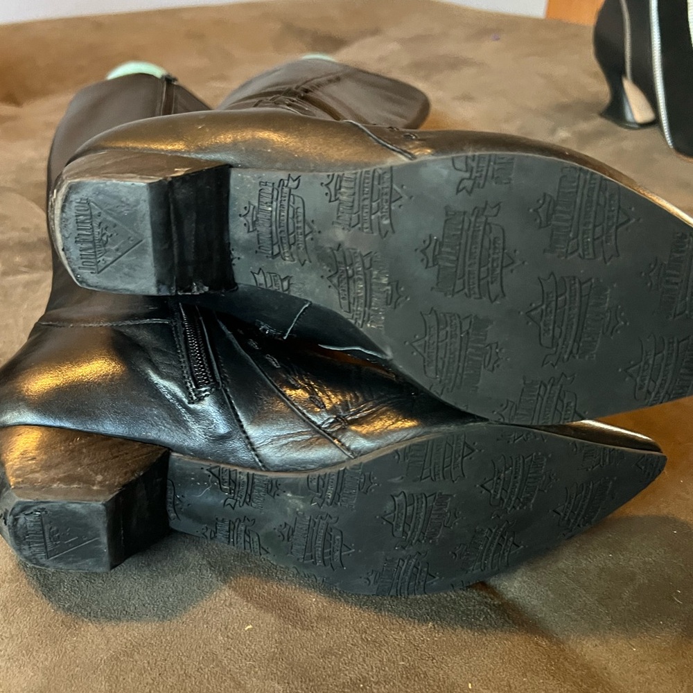 Fluevog Truth "Britney" tall boots, black, size 7 - Picture 14 of 15